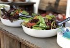 Picture of salad greens ina bowl.