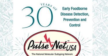 Graphic with PulseNet logo and celebrating 30 years